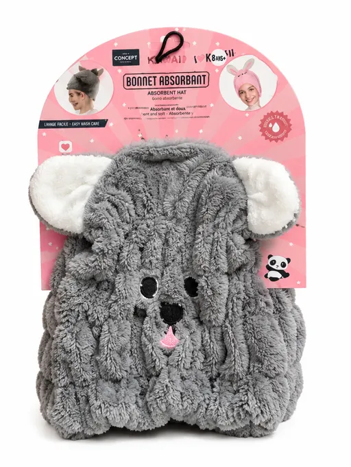 Bonnet microfibre absorbant cheveux