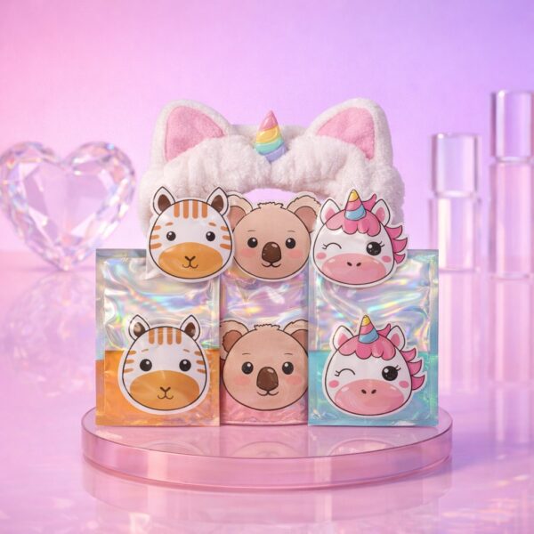 Coffret spa 3 masques en tissu + un bandeau