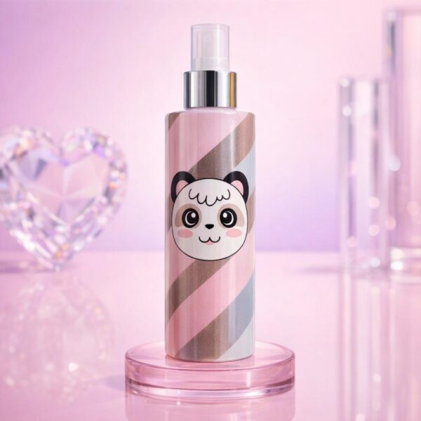 Brume corporelle scintillante parfum mure et peche