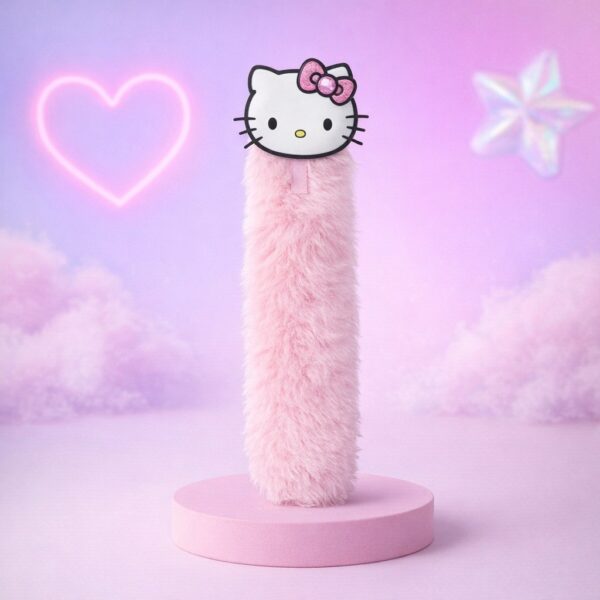 Serre-tete fourrure rose Hello Kitty