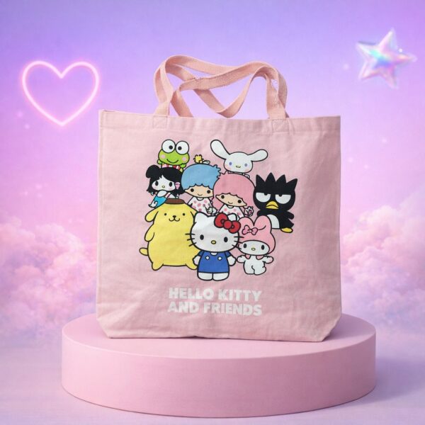 Tote bag Hello Kitty and Friends
