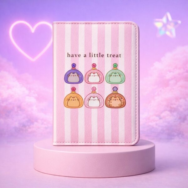 Porte-passeport Pusheen 'have a little treat'