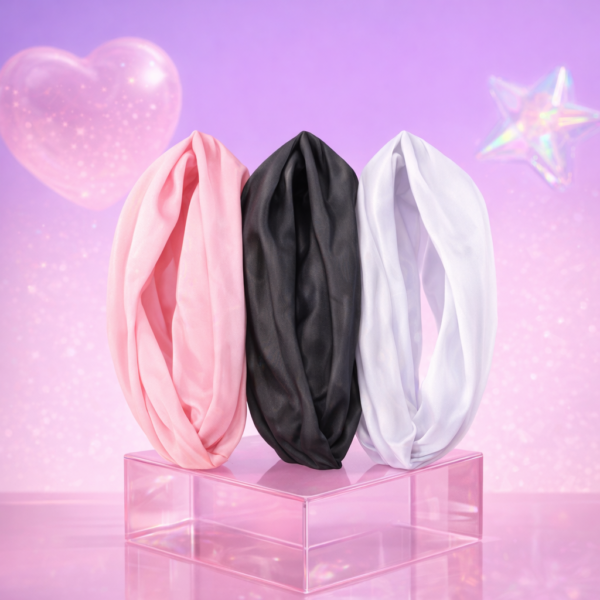 Bandeau uni (modele 1) - Rose